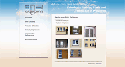 Desktop Screenshot of kabadayi.de