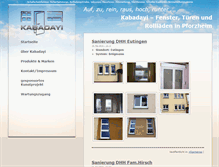 Tablet Screenshot of kabadayi.de